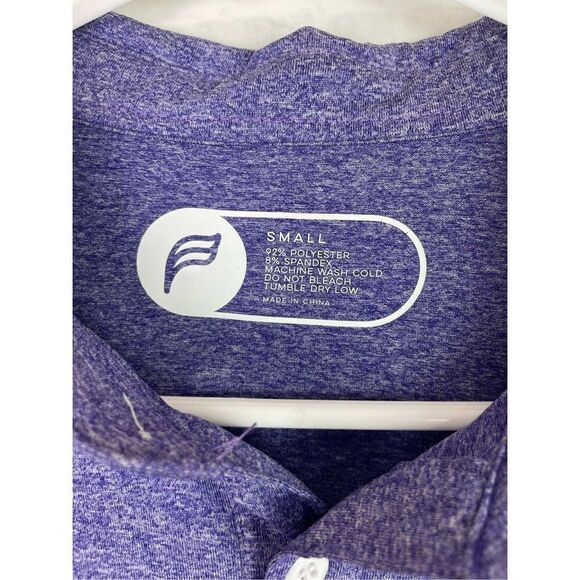 Flagstaff Golf Apparel Mens Royal Purple Heather Polo Size Small - Picture 3 of 5